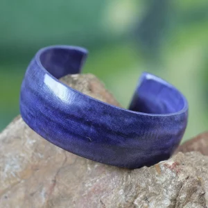 The Indigo Suede Cuff