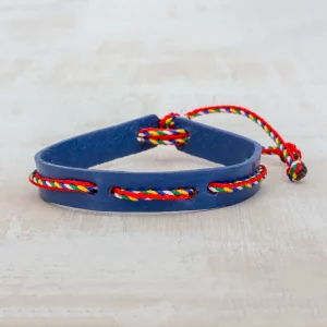 Indigo Nomad Leather Bracelet