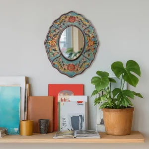 Silvered Flora Heritage Mirror