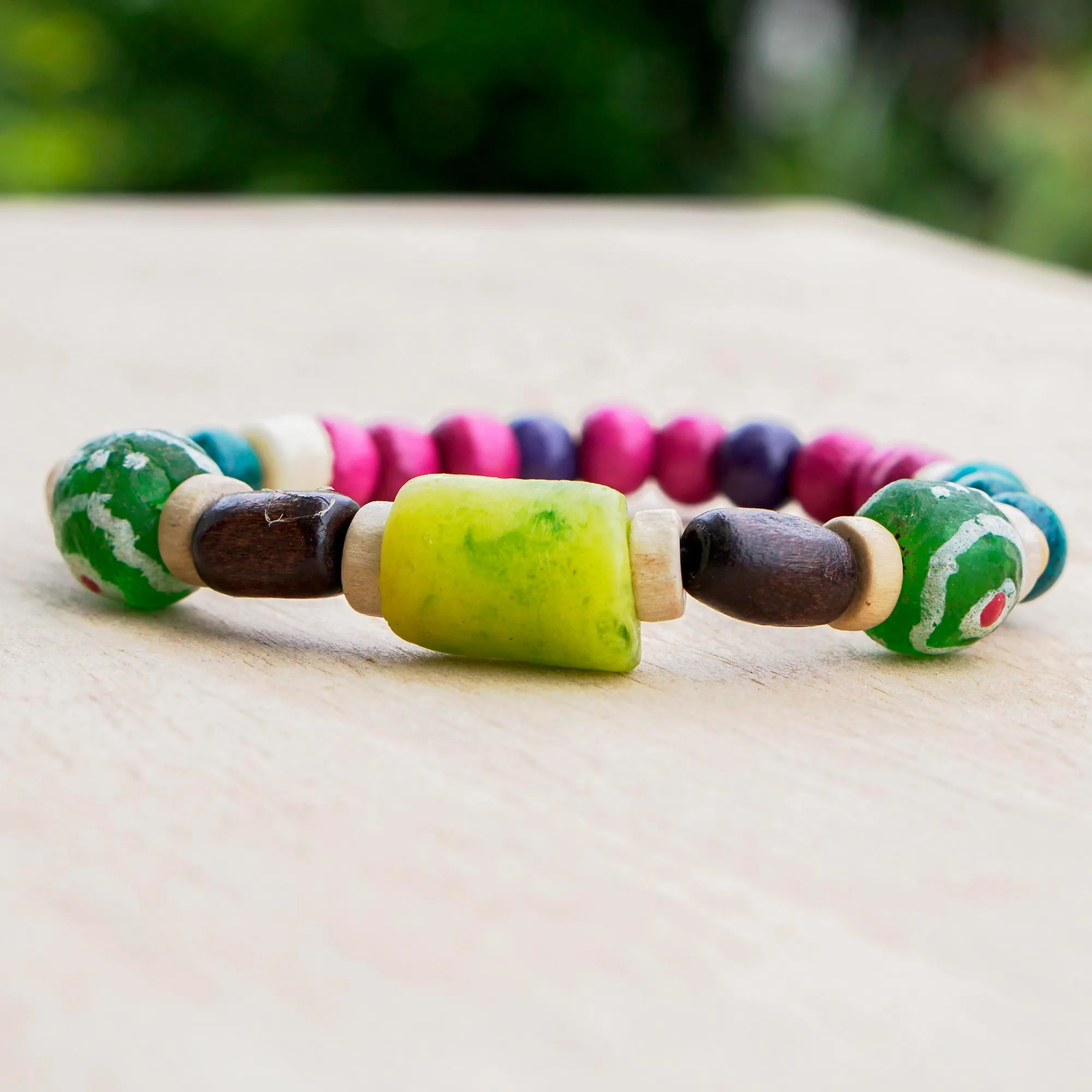 Safari Rhythm Stretch Bracelet - Image 2