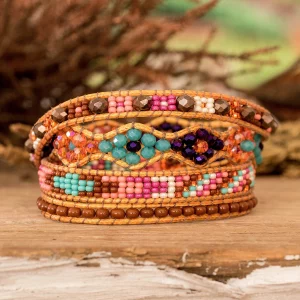Bohemian Blossom Wrap Bracelet